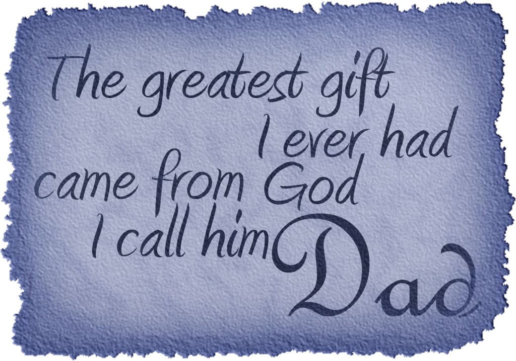 Special message for a Special&nbsp;father