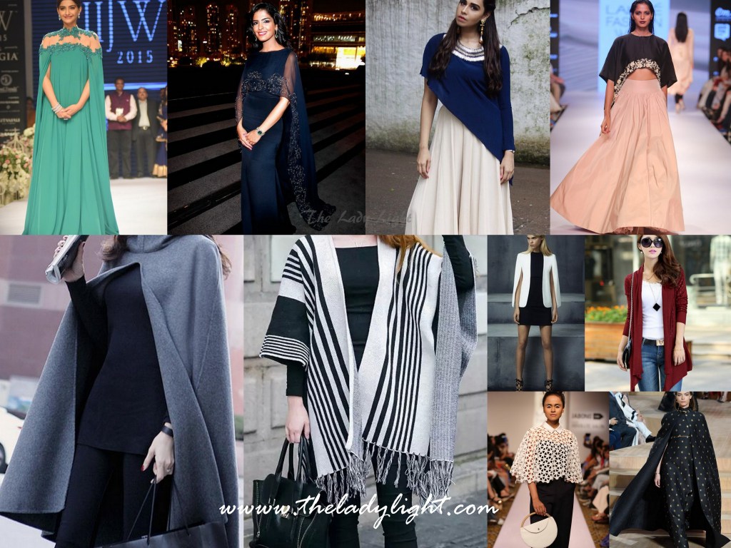 Capes in different&nbsp;styles