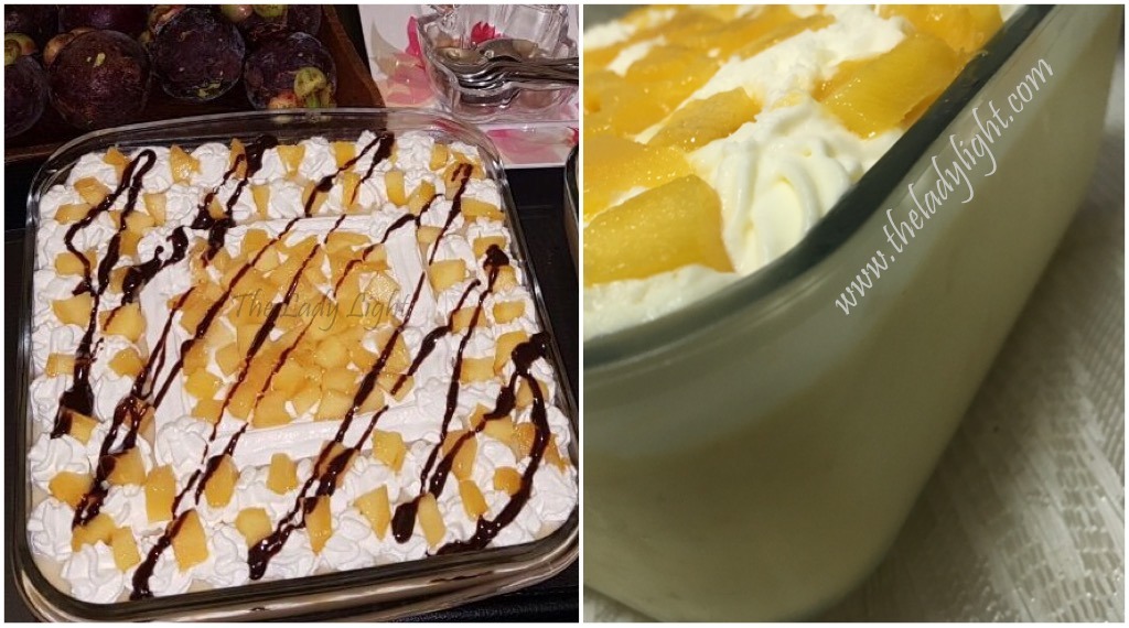 Mango Cheesecake Pudding